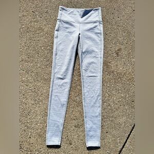 Athleta grey speckled leggings XS
